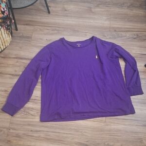 Polo Ralph Lauren Purple Long Sleeve Tee